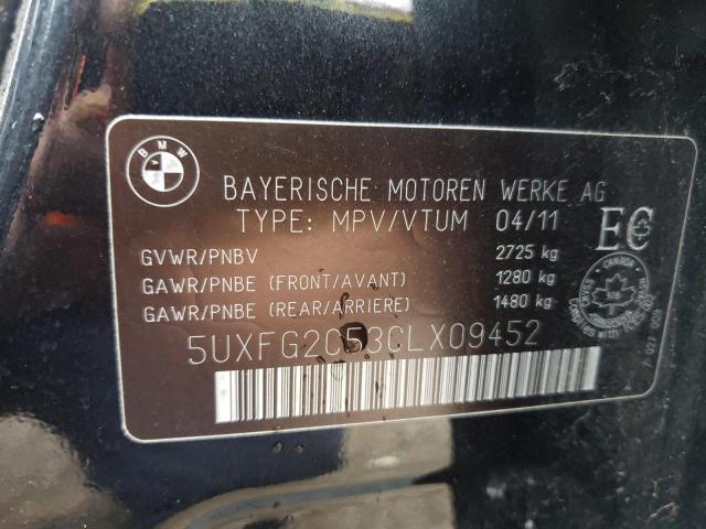 5UXFG2C53CLX09452 2012 BMW X6, photo no. 10