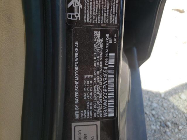 2015 BMW X1 XDRIVE3 WBAVM5C58FVV94554