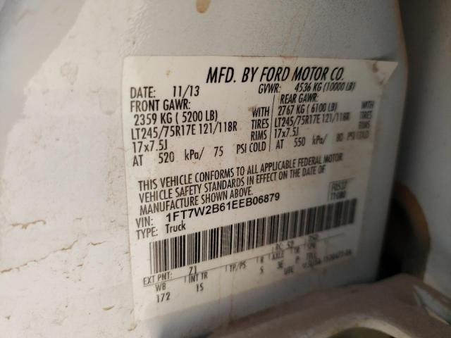 1FT7W2B61EEB06879 2014 Ford F250 Super Duty