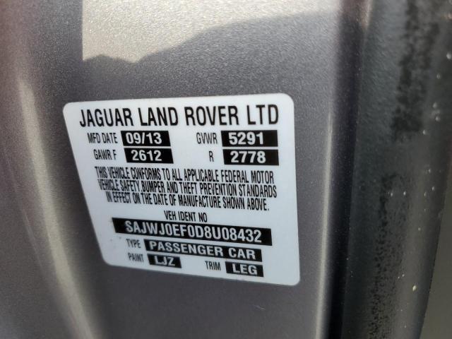 SAJWJ0EF0D8U08432 Jaguar XF