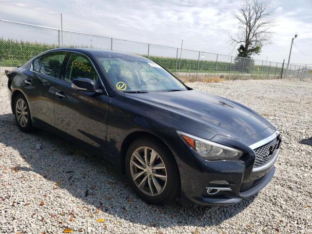 Salvage cars for sale from Copart Cicero, IN: 2016 Infiniti Q50 Base