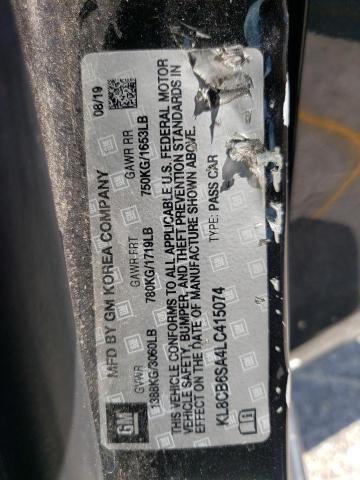 2020 CHEVROLET SPARK LS - KL8CB6SA4LC415074