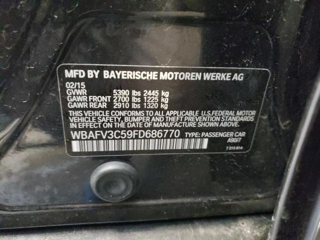 2015 BMW 535 D XDRI WBAFV3C59FD686770