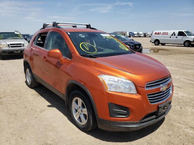 Salvage cars for sale from Copart Amarillo, TX: 2015 Chevrolet Trax 1LT
