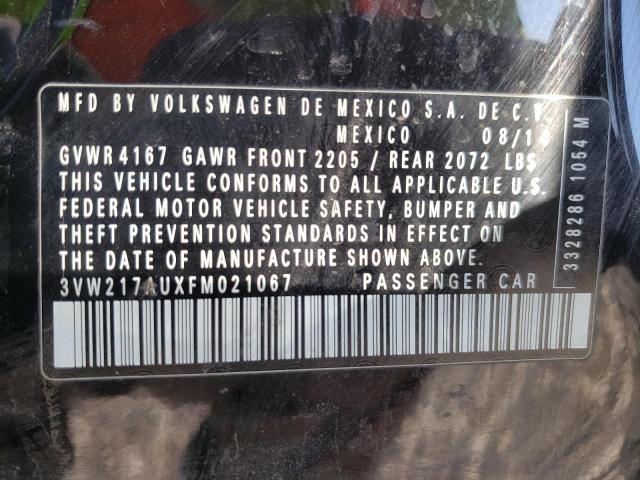 2015 VOLKSWAGEN GOLF GTI 3VW217AUXFM021067