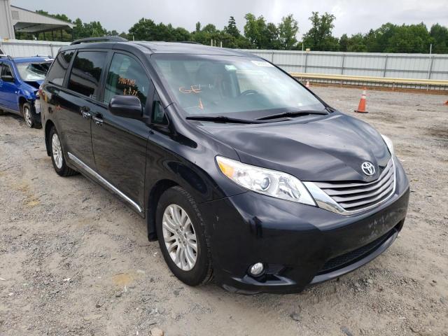 Salvage cars for sale from Copart Chatham, VA: 2015 Toyota Sienna XLE