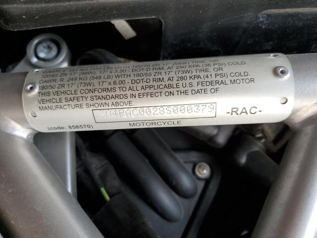 2008 APRILIA SHIVER SL7 ZD4RAC0028S000379