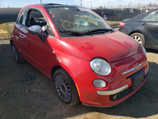 Fiat 500 salvage cars for sale: 2014 Fiat 500 Lounge