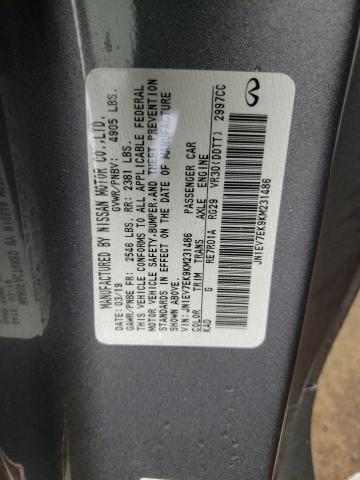 2019 INFINITI Q60 PURE JN1EV7EK9KM231486