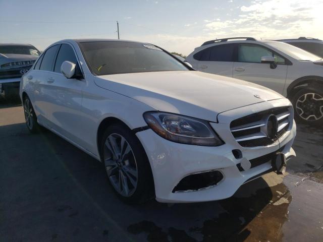 Salvage cars for sale from Copart Grand Prairie, TX: 2018 Mercedes-Benz C300