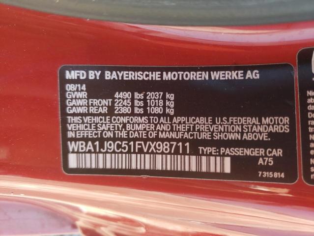 2015 BMW M235XI WBA1J9C51FVX98711