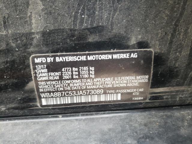 2018 BMW 340 XI WBA8B7C53JA573089