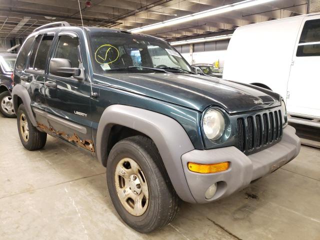 Salvage cars for sale from Copart Wheeling, IL: 2004 Jeep Liberty SP