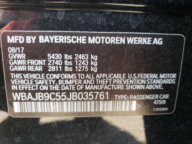 2018 BMW M550XI WBAJB9C55JB035761