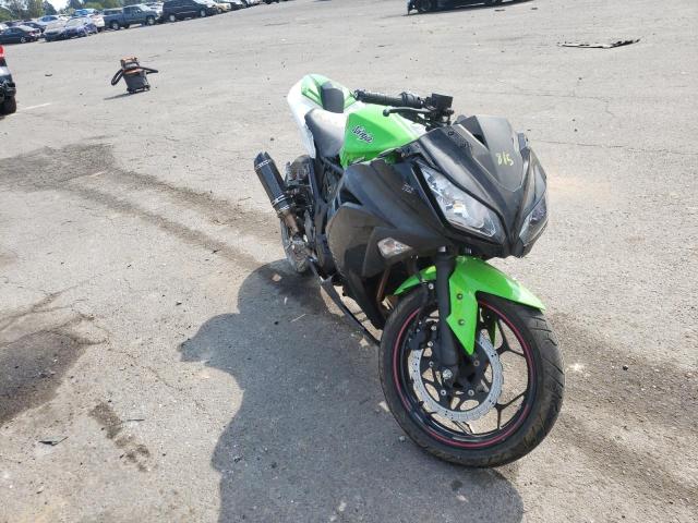 Salvage cars for sale from Copart Woodburn, OR: 2014 Kawasaki EX300 A