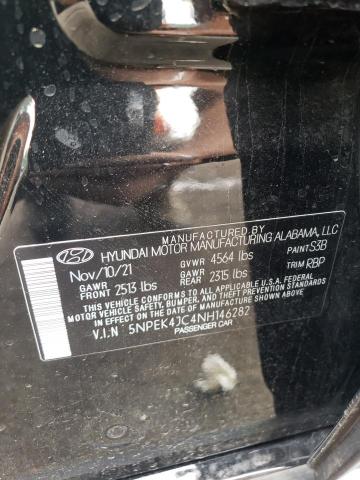 2022 HYUNDAI SONATA N L 5NPEK4JC4NH146282