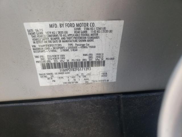 2015 FORD TAURUS LIM - 1FAHP2F82FG171393