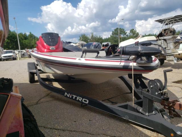 Salvage boats for sale at Gaston, SC auction: 2018 Nitrous BOAT&TRLR