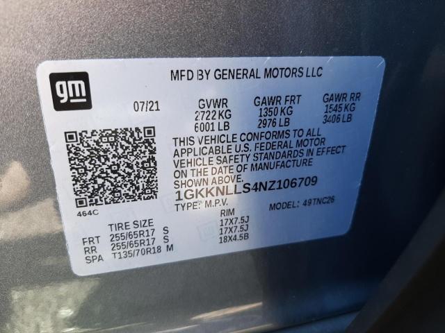 2022 GMC ACADIA AT4 1GKKNLLS4NZ106709