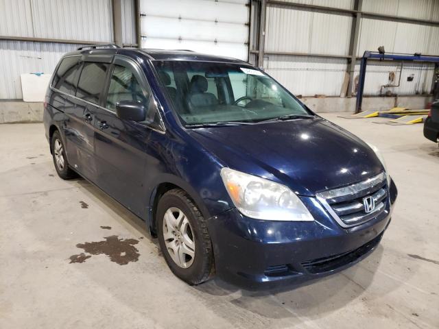 Salvage cars for sale from Copart Montreal Est, QC: 2007 Honda Odyssey EX