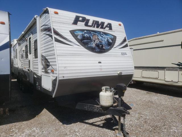 Salvage cars for sale from Copart Greenwood, NE: 2013 Puma Travel