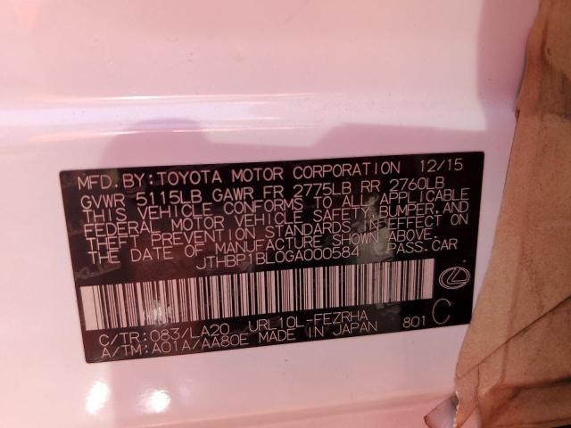 2016 LEXUS GS-F JTHBP1BL0GA000584