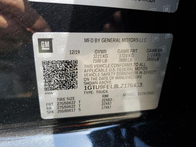 2020 GMC SIERRA DEN 1GTU9FEL8LZ176453