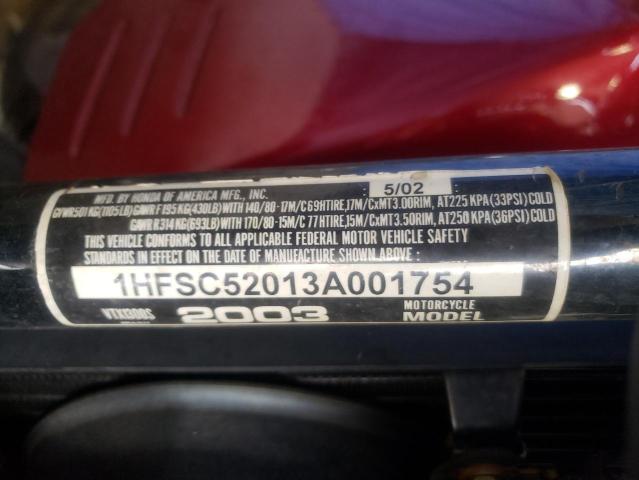 2003 HONDA VT1300 S 1HFSC52013A001754