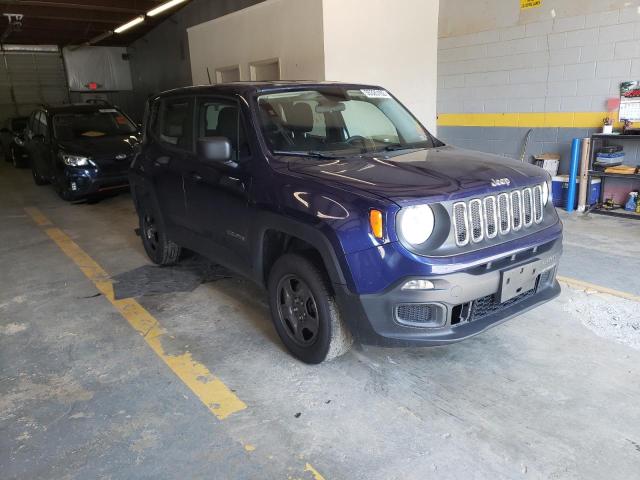Salvage cars for sale from Copart Mocksville, NC: 2016 Jeep Renegade S