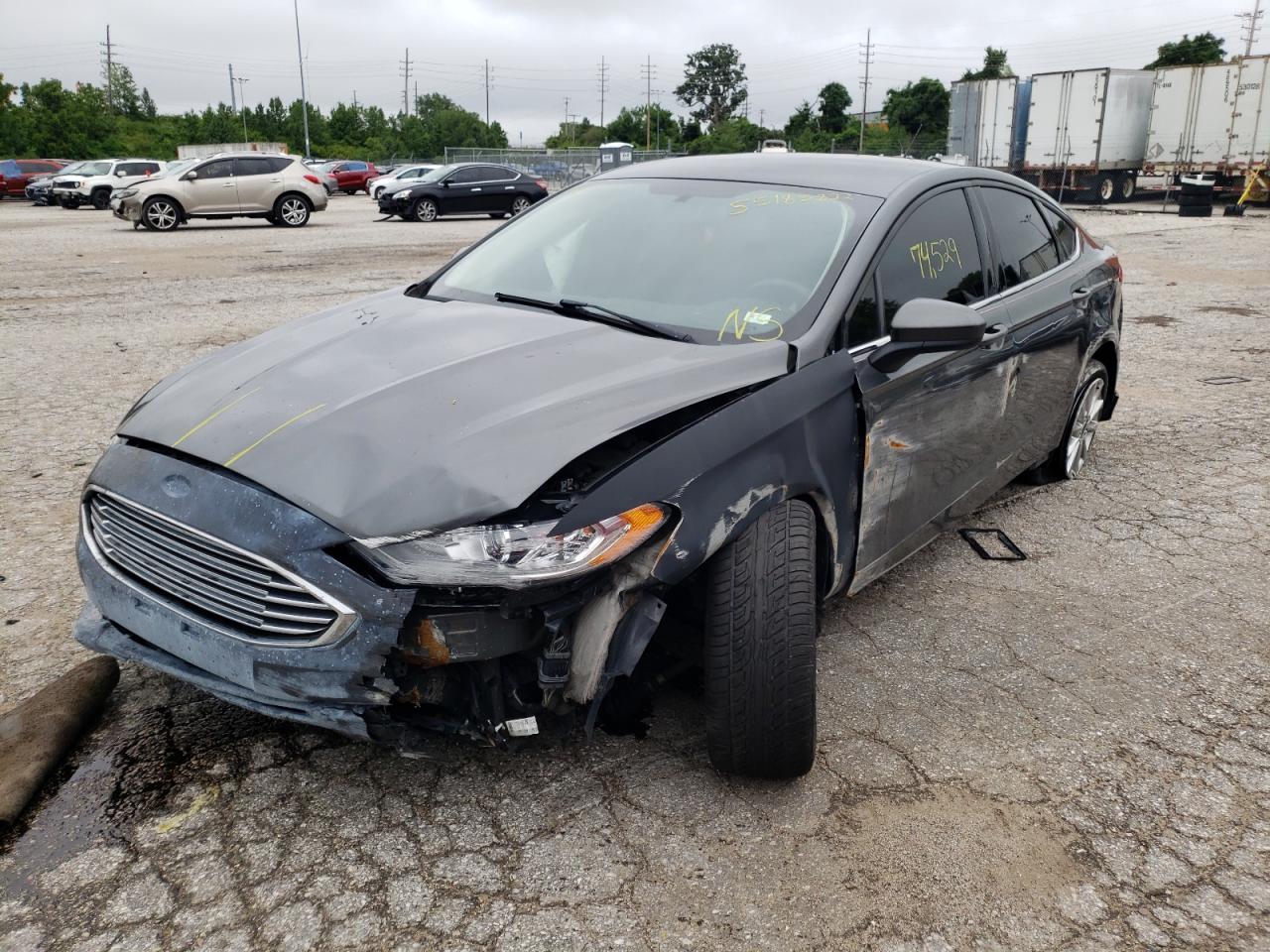 2017 Ford Fusion Se VIN: 3FA6P0H75HR226009 Lot: 55185822