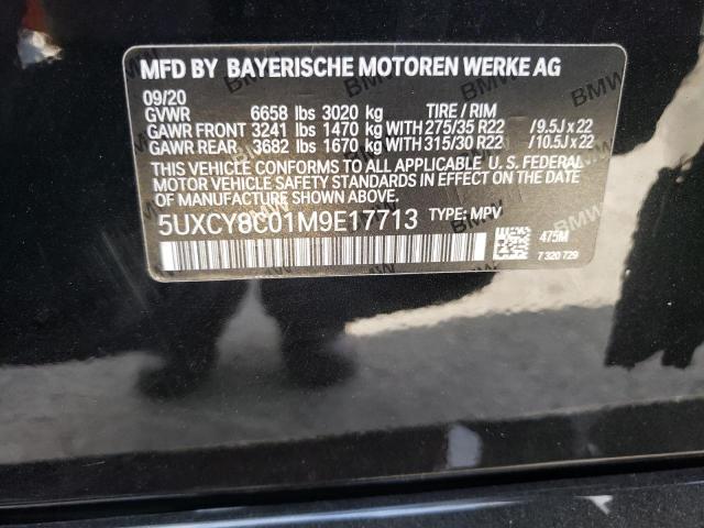 2021 BMW X6 M50I 5UXCY8C01M9E17713
