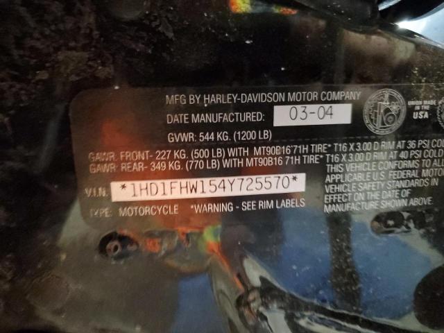 2004 HARLEY-DAVIDSON FLHPI 1HD1FHW154Y725570