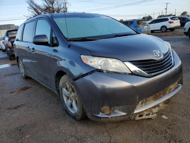 Toyota Sienna salvage cars for sale: 2012 Toyota Sienna LE