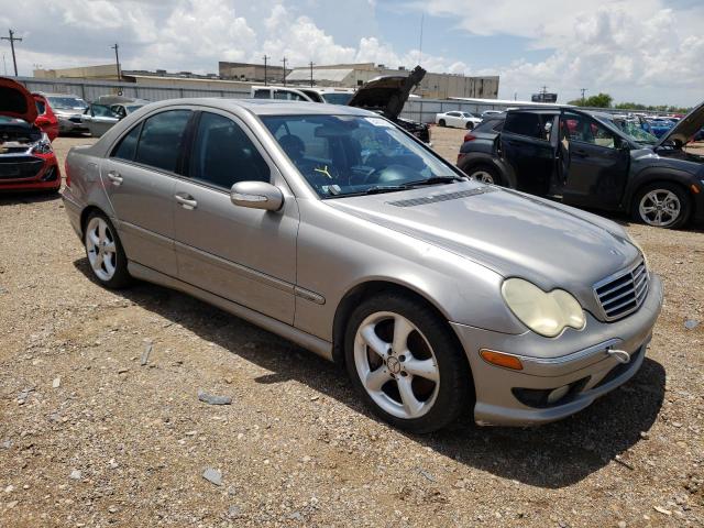 Salvage cars for sale from Copart Mercedes, TX: 2005 Mercedes-Benz C 230K Sport