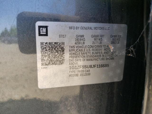 2018 CHEVROLET MALIBU HYB - 1G1ZF5SU8JF116685