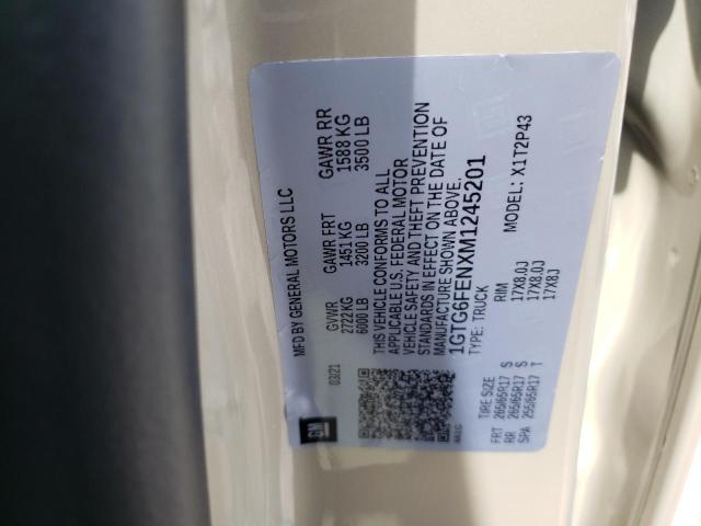 2021 GMC CANYON AT4 1GTG6FENXM1245201