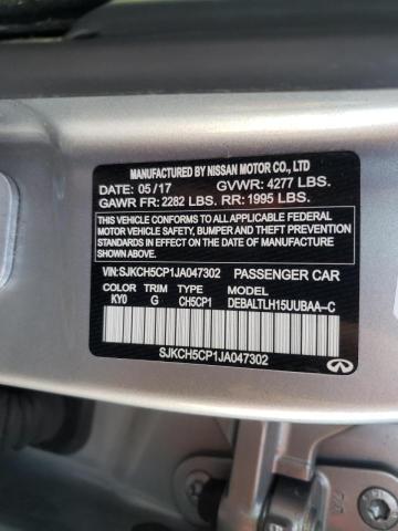 2018 INFINITI QX30 SJKCH5CP1JA047302