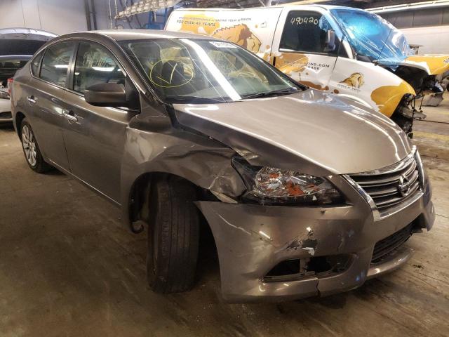 Salvage cars for sale from Copart Wheeling, IL: 2015 Nissan Sentra S