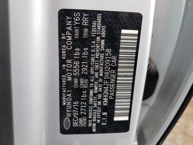 2017 GENESIS G80 ULTIMA KMHGN4JF1HU209158