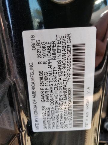 2019 ACURA TLX ADVANC 19UUB3F87KA003082