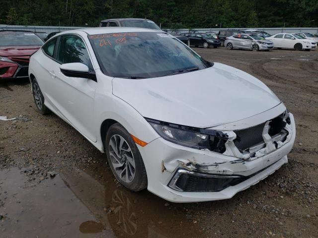 Salvage cars for sale from Copart Lyman, ME: 2020 Honda Civic LX