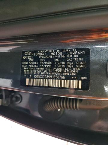 2022 HYUNDAI KONA N LIN KM8K3CA39NU858766