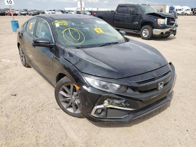 Salvage cars for sale from Copart Amarillo, TX: 2019 Honda Civic EX