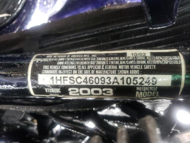 2003 HONDA 1100CC 1HFSC46093A105249