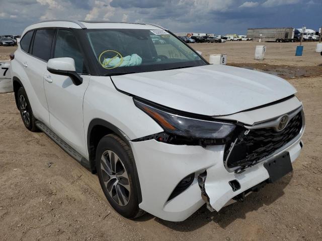 Salvage cars for sale from Copart Amarillo, TX: 2022 Toyota Highlander