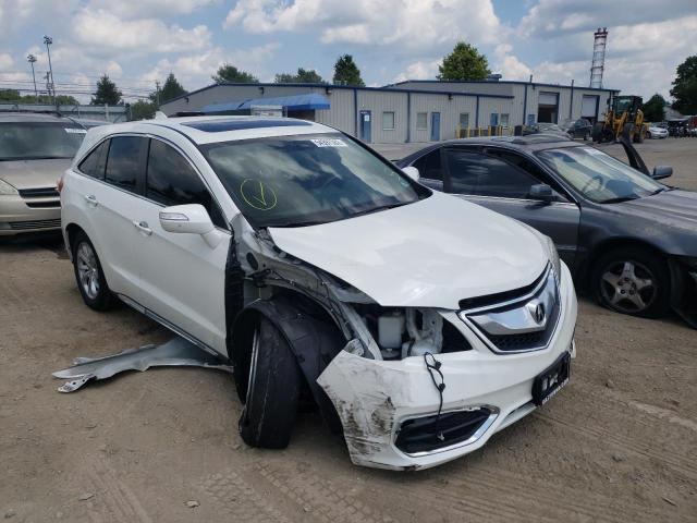 Salvage cars for sale from Copart Finksburg, MD: 2017 Acura RDX Techno