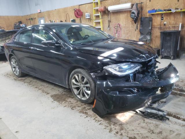 Salvage cars for sale from Copart Kincheloe, MI: 2015 Chrysler 200 S