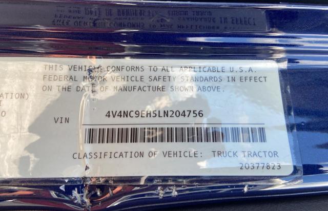 2020 VOLVO VN VNL 4V4NC9EH5LN204756