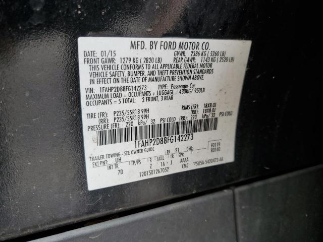 2015 FORD TAURUS SE - 1FAHP2D88FG142273