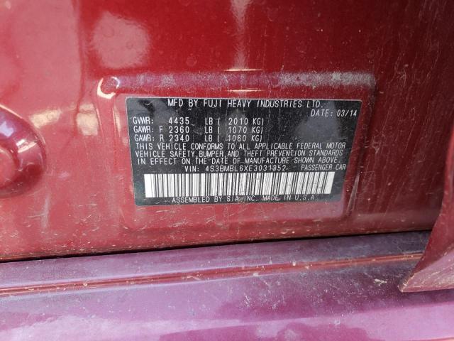 4S3BMBL6XE3031352 Subaru Legacy 2.5i Limited